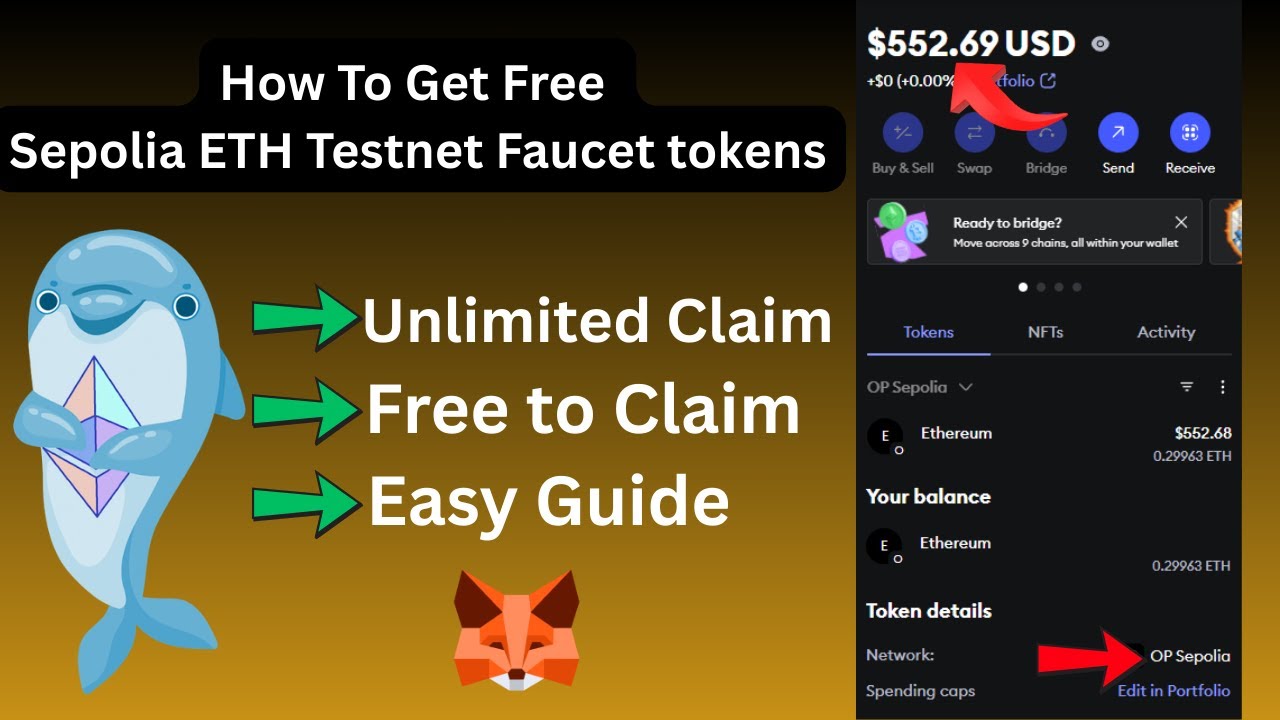 How To Get Free Sepolia ETH Testnet Faucet tokens | Claim For Free |  Complete Guide - YouTube
