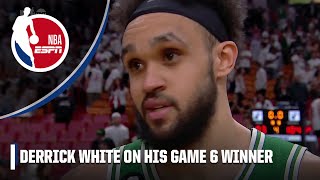 Derrick White: The job isn’t done, we’ve got one more to get in Game 7 | NBA on ESPN