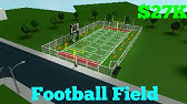 Roblox Bloxburg Football Stadium Part 1 98k Speed Build Youtube - robloxtheplayer123s fan club building place roblox