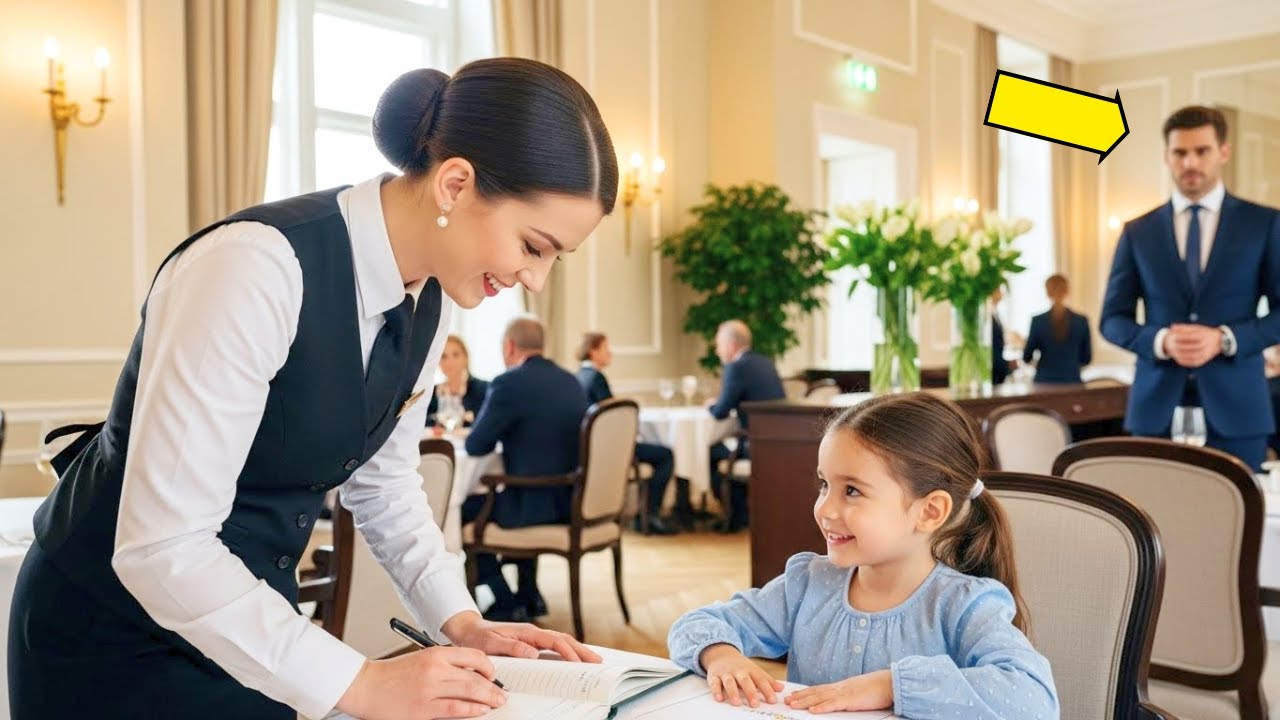 Miliardar vede o chelneriță care își învață fiica - Ceea ce a făcut îi uimește pe toți