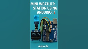 This DIY Gadget Shows Real-Time Temperature! 🔥 #shorts #arduino #tech