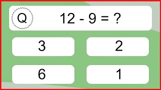 20 Subtraction Quiz Exercises for Kids: Numbers Up to 20