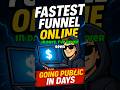 The Internet s Fastest Funnel Goes Public in DAYS