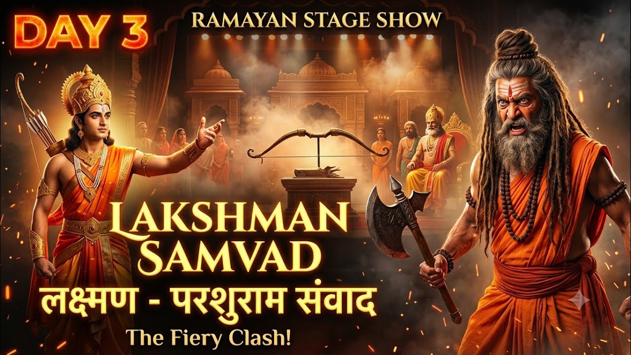 Ramayan Stage Show - Day 3: Lakshman-Parshuram Samvad & Dhanush Bhang