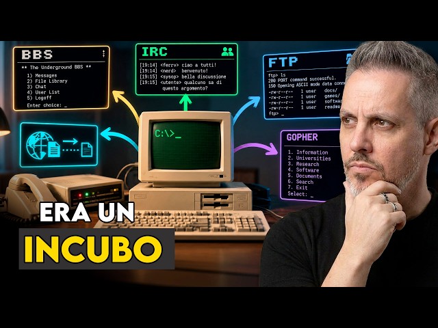 Come si usava Internet PRIMA di Internet