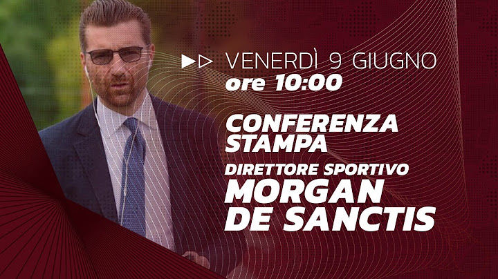 Conferenza stampa del Direttore Sportivo Morgan De Sanctis