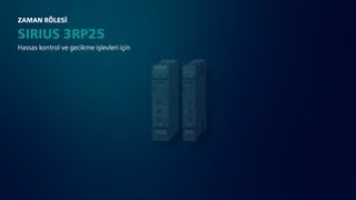 Ürün Videosu Sirius 3Rp25 Zaman Rölesi