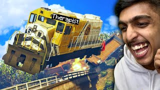 When Train DRIVING going Extremely Wrong 😂!! GAME THERAPIST screenshot 4