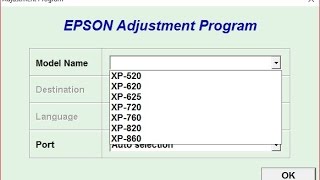 epson xp 520 adjustment program