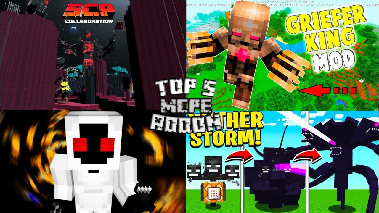 Top 5 Addon For Minecraft PE Most Powerful Mob In MCPE (Hindi)