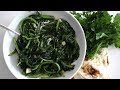 How To Sauté Mandak Chrysanthemum - Vegetarian Recipe - Heghineh Cooking Show