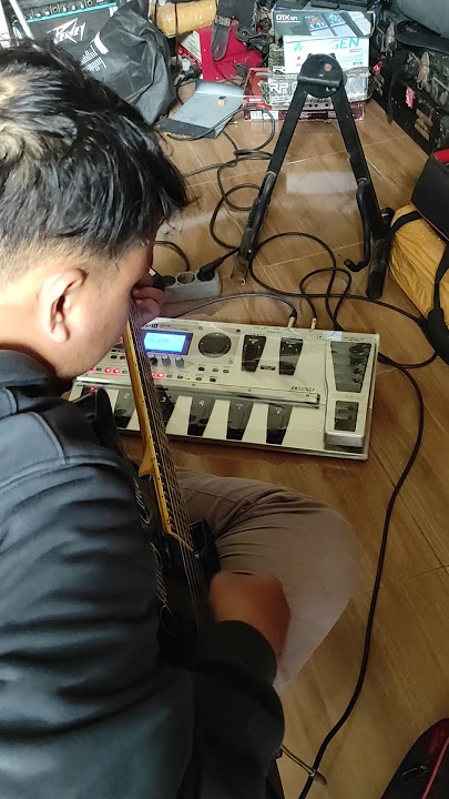 Testing efek gitar boss GT 10 #dangdutbojonegoro #gitarisbojonegoro  #gitarisdangdut