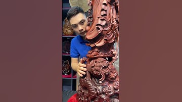 Đạt ma sư tổ thuần nghê tử đàn đỏ #tượng_phong_thủy #tuonggonguyenhong #điêukhắcgỗ #phật