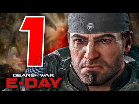 GEARS OF WAR E-DAY [Walkthrough Gameplay PC - PART 1] - EMERGENCE DAY