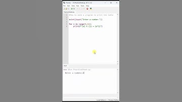 #78 - Make a program to print Tables in python [Part-2] | Python Tutorial | Praveen Kumar