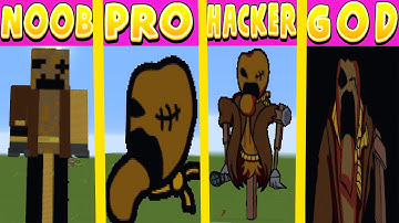 Minecraft Pixel Battle NOOB vs PRO vs HACKER vs GOD FNF Cablecrow