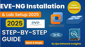 EVE-NG Installation & Lab Setup 2025 🔥 | Complete Step-by-Step Guide by Ijaz Network Insights