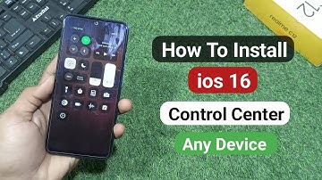 How To Install ios 16 Control Center Any Device