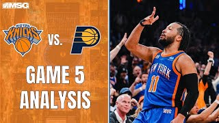 Pacers Can't Keep Up With Knicks In The Garden, Face Elimination In Game 6 | New York Knicks
