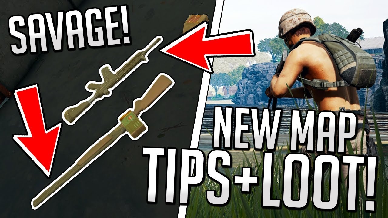 PUBG *NEW* SAVAGE MAP - Best Loot Spots (PUBG NEW MAP TIPS ...