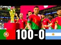 FIFA 23 - PORTUGAL 100-0 ARGENTINA | FIFA WORLD CUP FINAL QATAR 2022 | PS5 4K GAMEPLAY