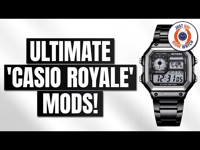 Modified Casio World Time Royale Watch Review AE1200WH – StrapHabit