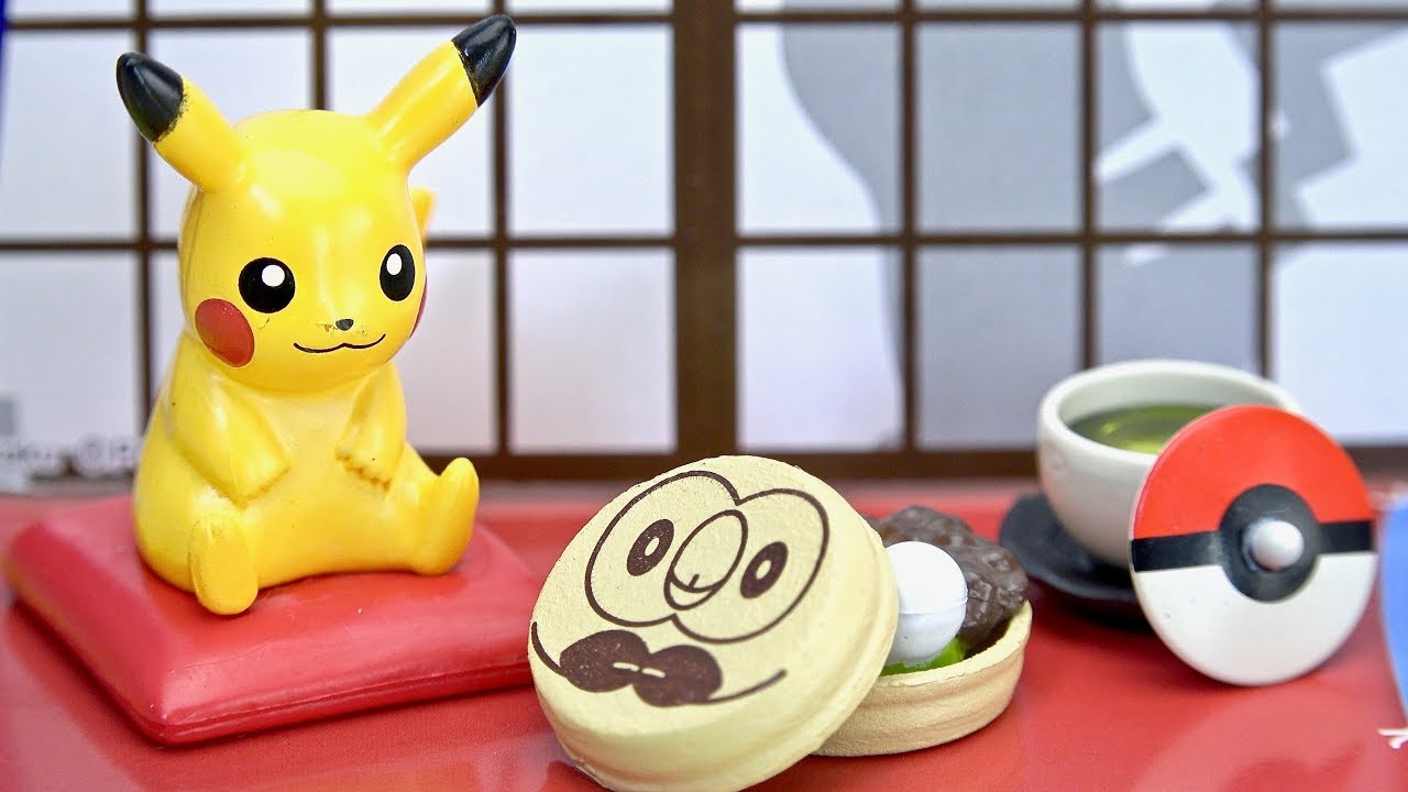 リーメント ポケットモンスター 峠のぽけもん茶屋 Re Ment Pokemon Japanese Sweets Youtube