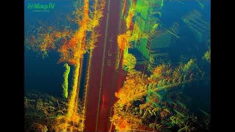 3D Map powered by MapIV Engine (LiDAR SLAM)