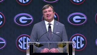 Georgia Head Coach Kirby Smart addresses SEC Media Days