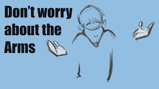 Drawing Tip That Works! Don't Worry about the arms - How To
