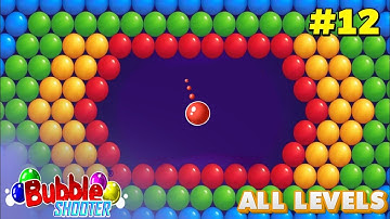 Bubble Shooter Android Gameplay | Bubble Shooter Level 12 | #bubbleshooter #shootergames #gamevideo