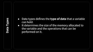 C Programming(Variable)