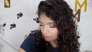 Dark Tan/Taupe Nude Glitter Festive Makeup for Indian Skintone | Kiko Milano | Makeup Mischief screenshot 5