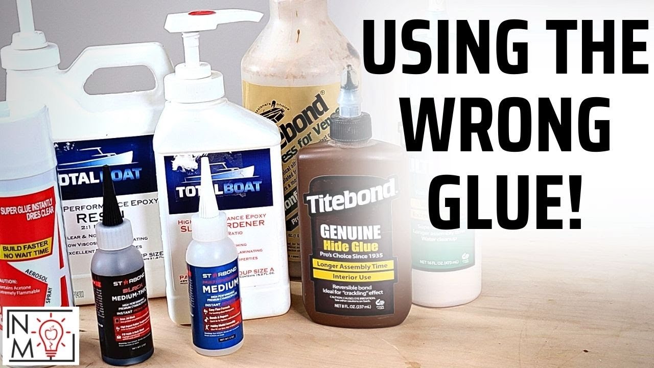 You're using super glue all wrong