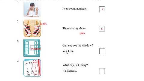 Giải đề Thi Học Kì 2 Tiếng Anh Lớp 2 Smart Start (2024-2025) Phần Reading and Writing)