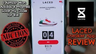 I Almost Won Adidas X Pharrell HU Glide for $14 | LACED Sneaker App REVIEW screenshot 1