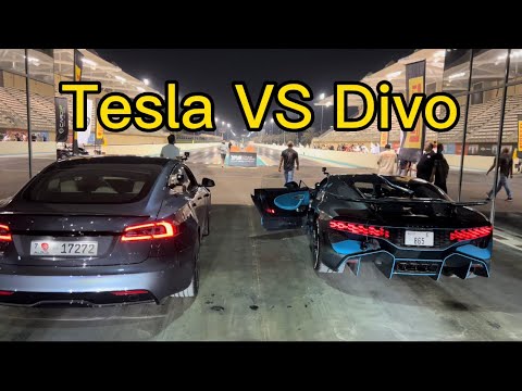 Tesla Plaid Vs Bugatti Divo