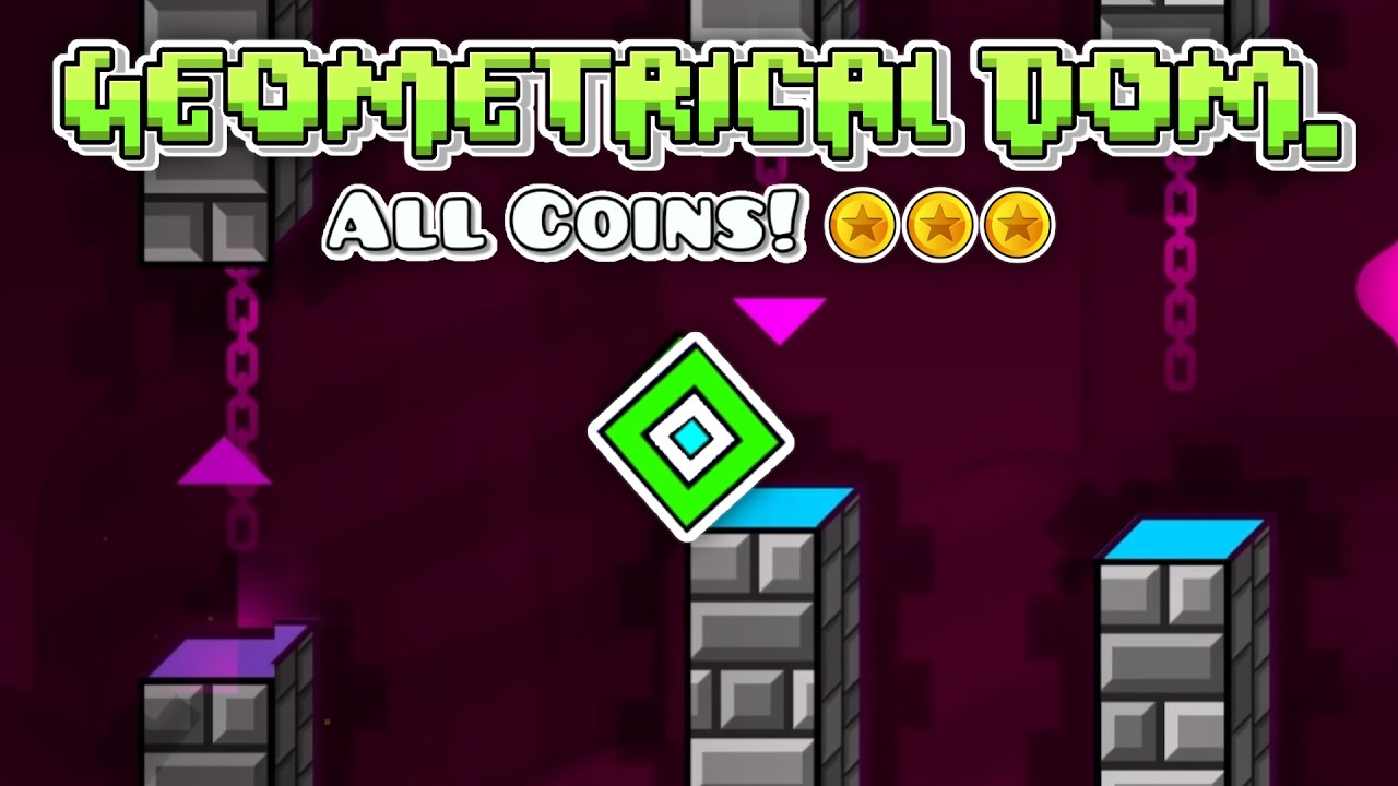 Geometrical Dominator - 100% (All Coins) | Geometry Dash - YouTube
