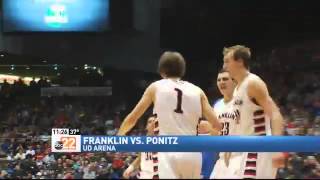 Franklin Runs Away From Ponitz 91-62 Behind Ke