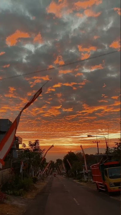 Suasana pagi di Malang Jawa Timur