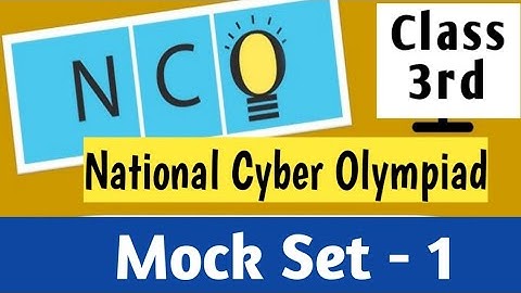 class 3rd cyber Olympiad//Practice Question with Answer//Mock test For cyber Olympiad For class 3rd