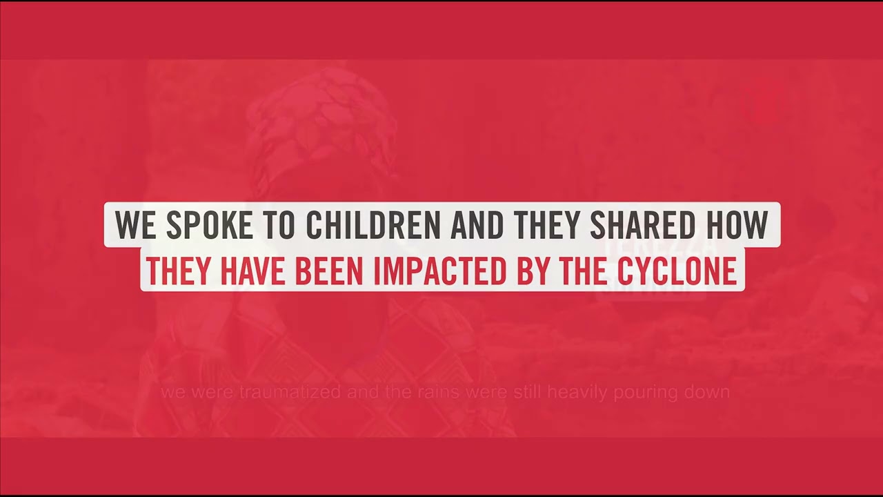 Children Speak out on Impacts of Cyclone Gombe