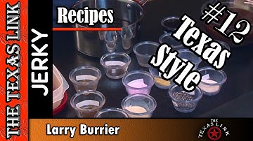 Jerky Recipe #12 - Texas Style