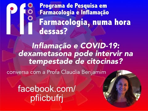 Farmacologia, numa hora dessas? Tempestade de citocinas