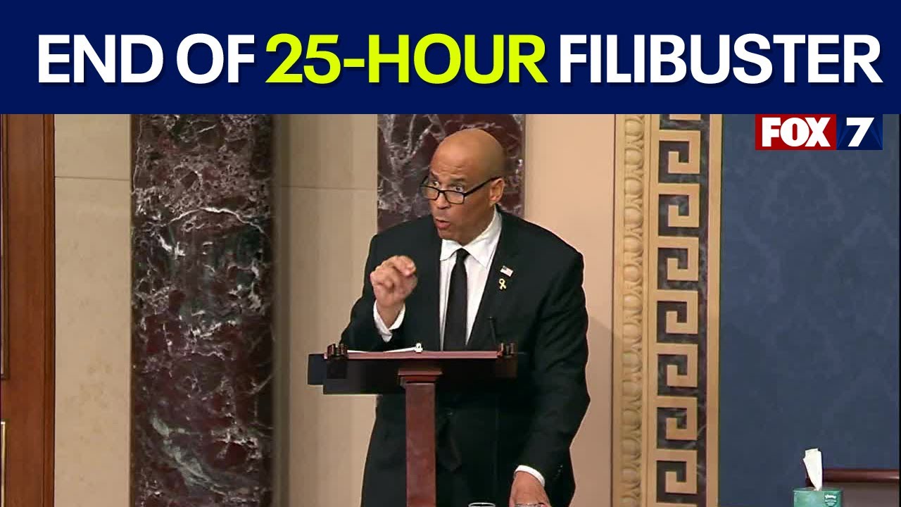 Cory Booker filibuster comes to an end