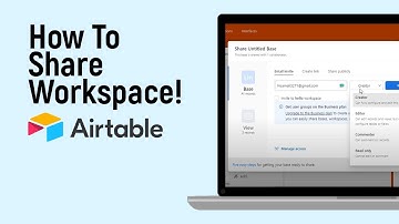 How to Share Workspace on Airtable [easy]