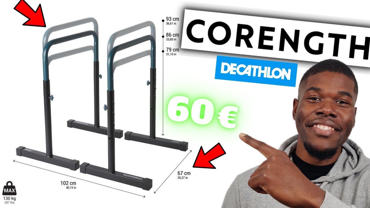 Barres à dips réglables et compactes - TS 100 - Decathlon Tunisie