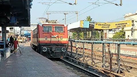 12078 Vijayawada Chennai Jan Shatabdi Express Departing Vijayawada Railway Station