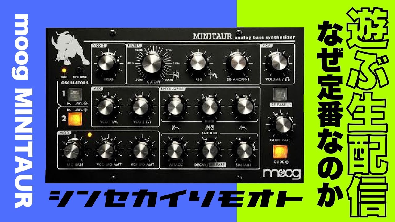 moog minitaur シンセサイザー - 鍵盤楽器
