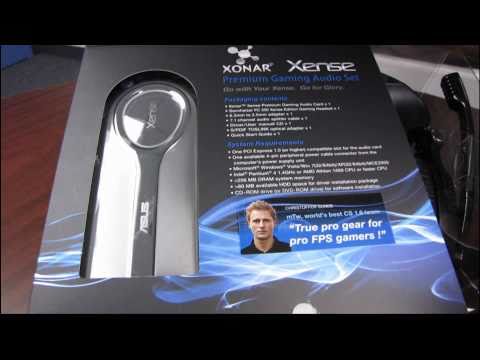 ASUS Xonar Xense Premium Gaming Audio Bundle Unboxing & First Look Linus Tech Tips